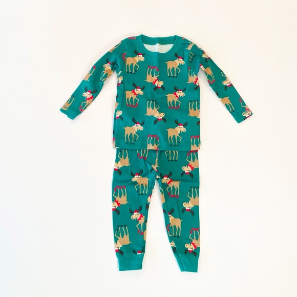 Carter's Other - Carter’s 12M Moose Pajama Set